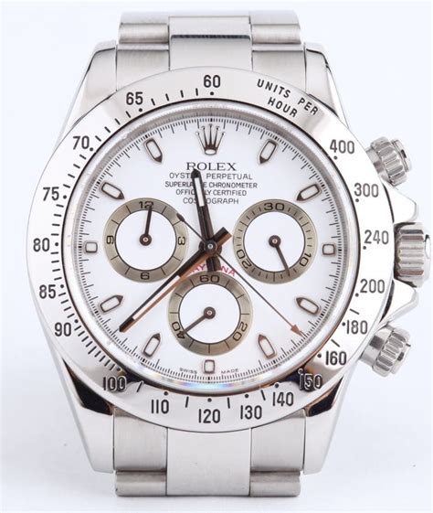 rolex daytona ceramic white face|rolex daytona 116520 white dial.